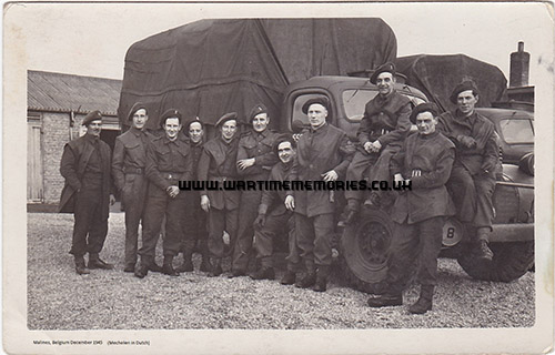 At Malines in Belgium Dec 1945